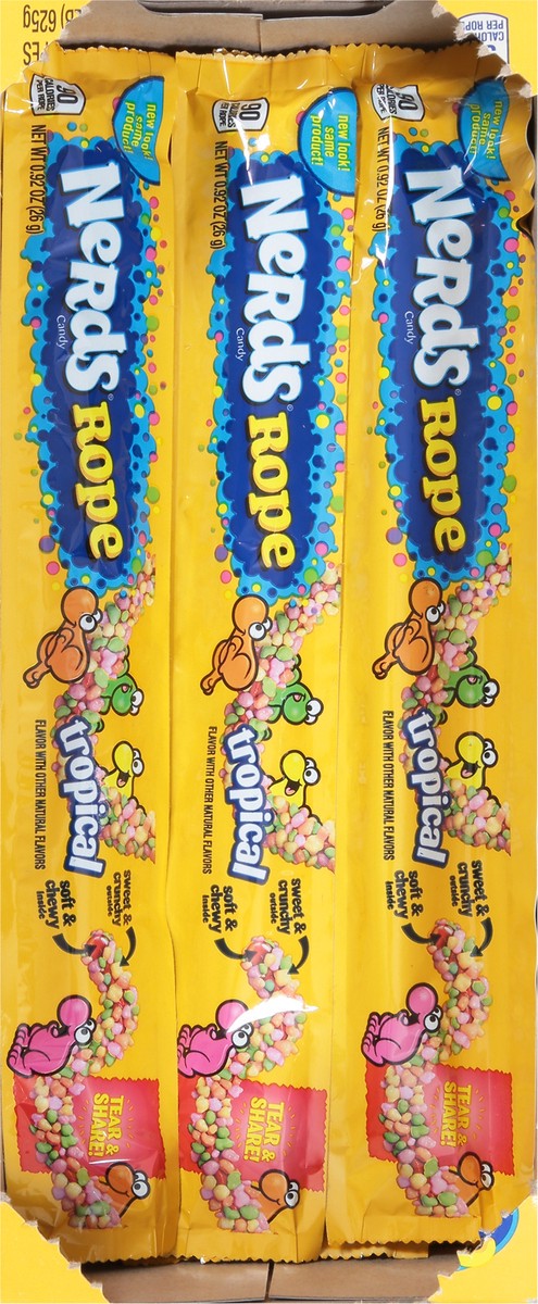 slide 13 of 13, Nerds Tropical Rope 24 - 0.92 oz Each, 24 ct