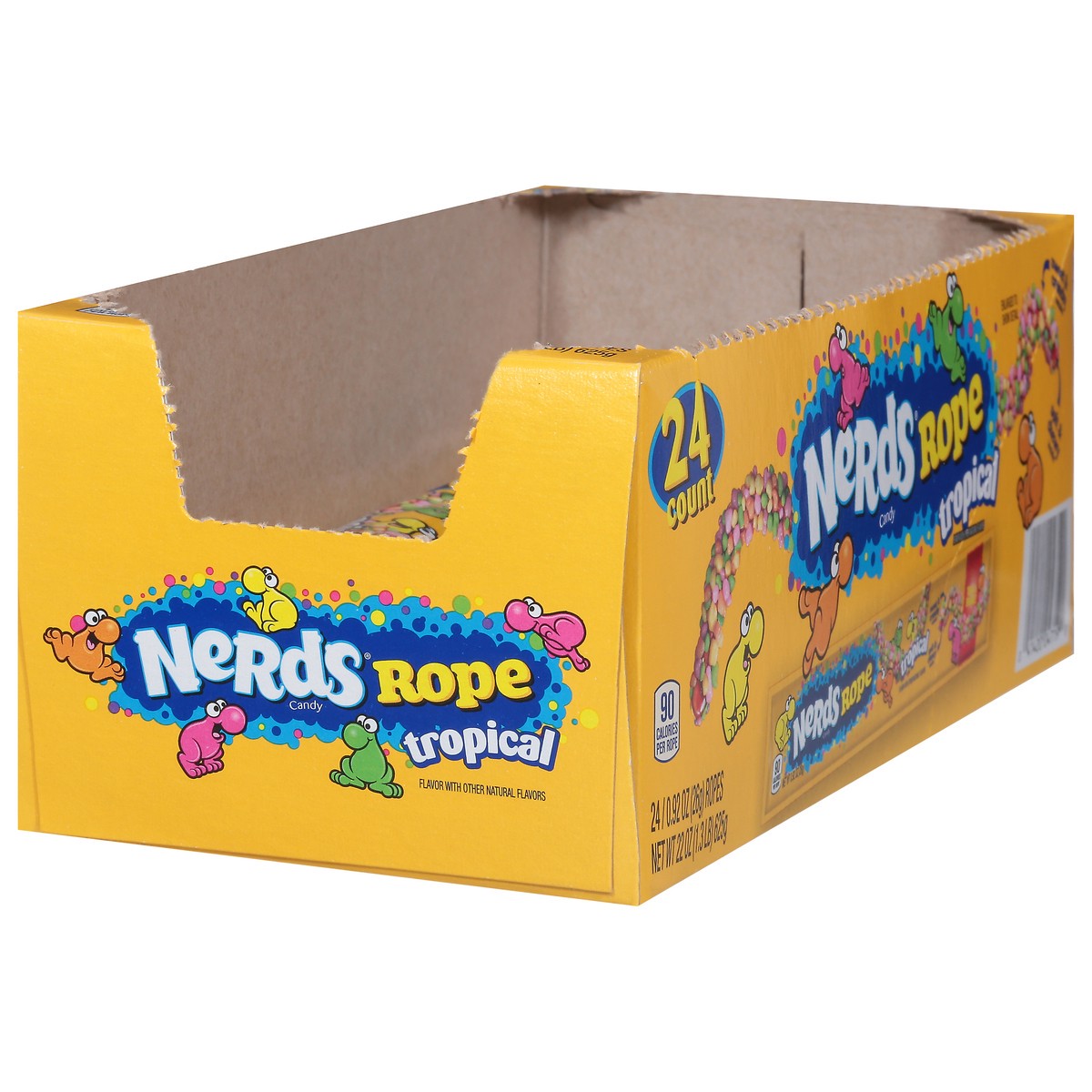 slide 8 of 13, Nerds Tropical Rope 24 - 0.92 oz Each, 24 ct