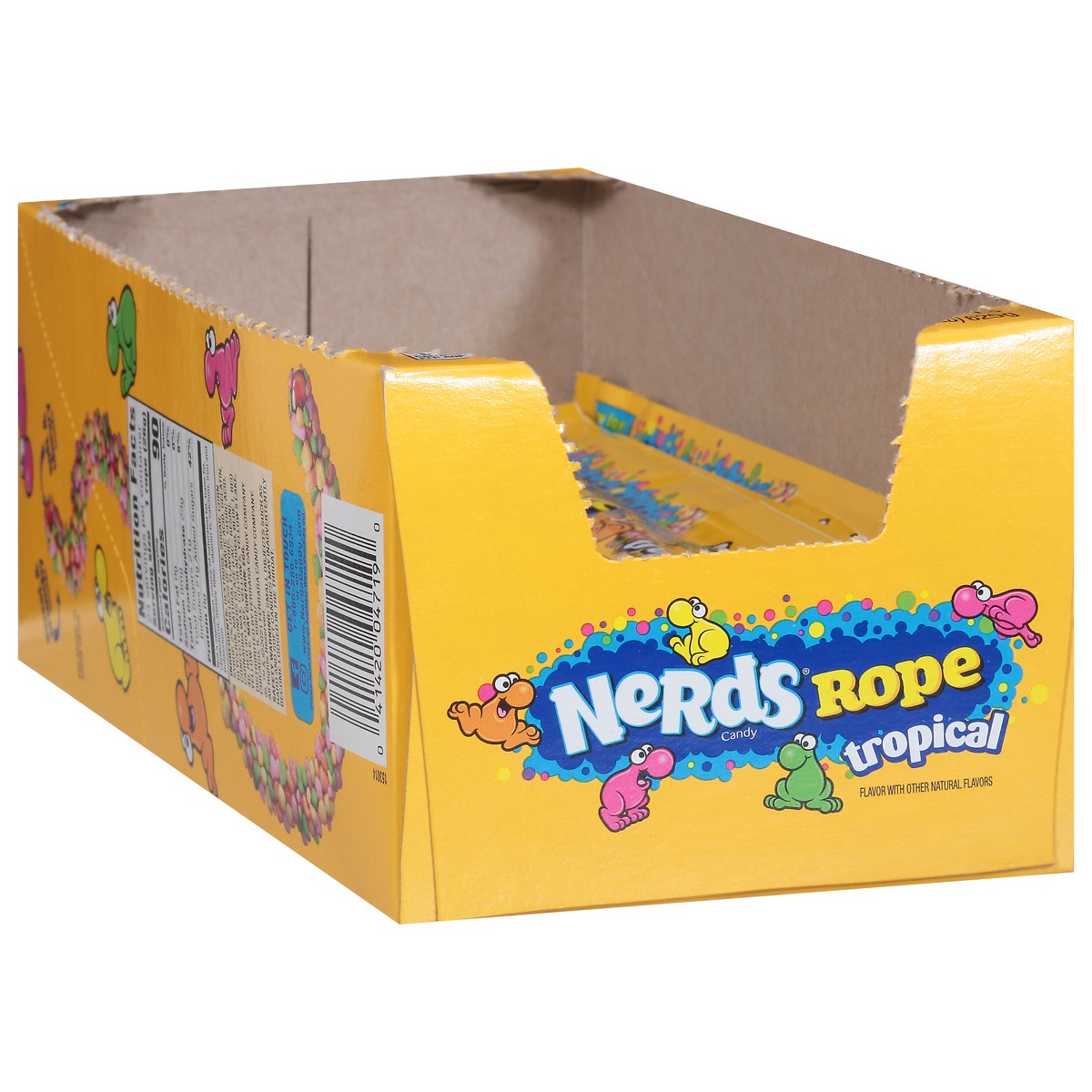 slide 7 of 13, Nerds Tropical Rope 24 - 0.92 oz Each, 24 ct