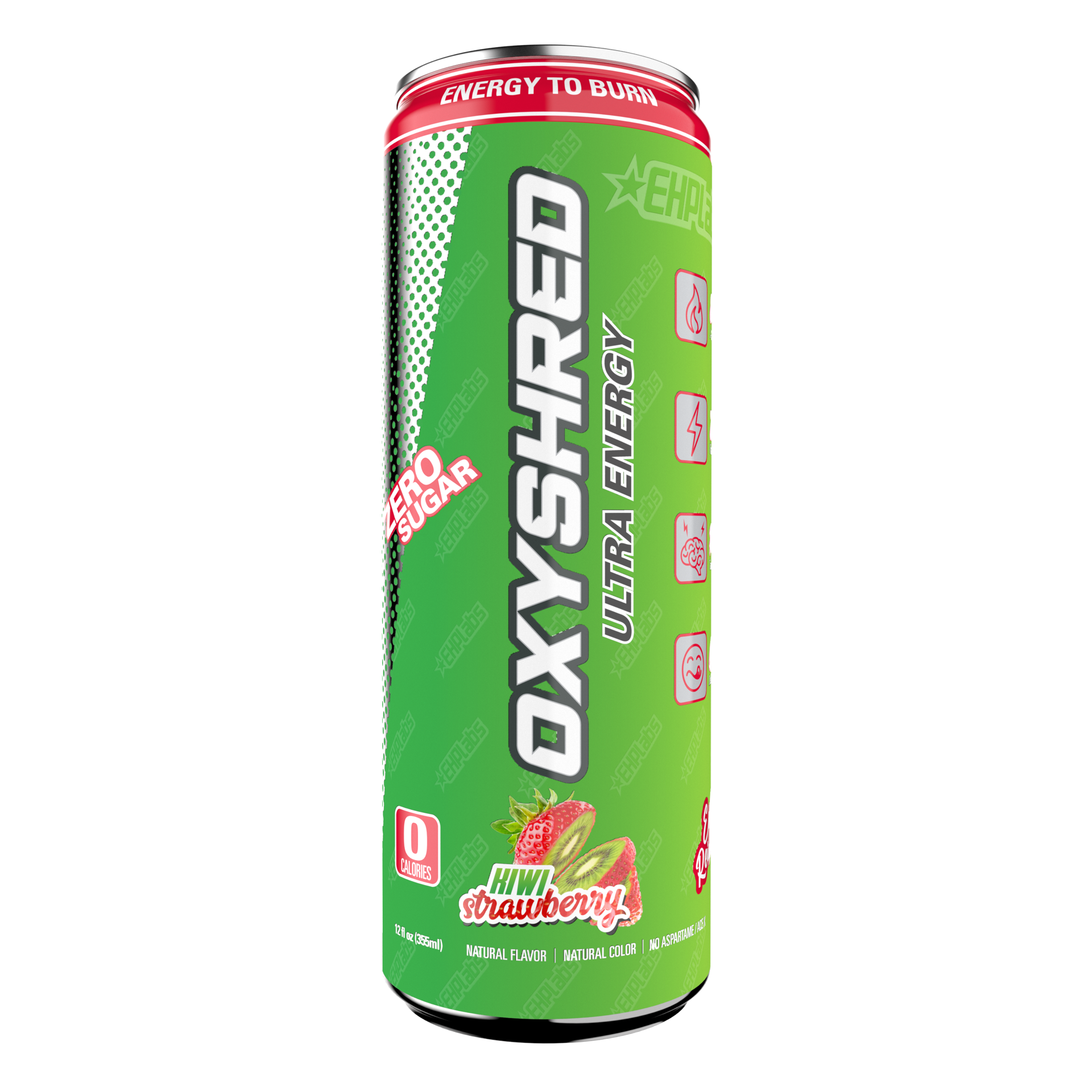 slide 1 of 1, Oxyshred Kiwi Strawberry Energy Drink 12 fl oz, 12 oz