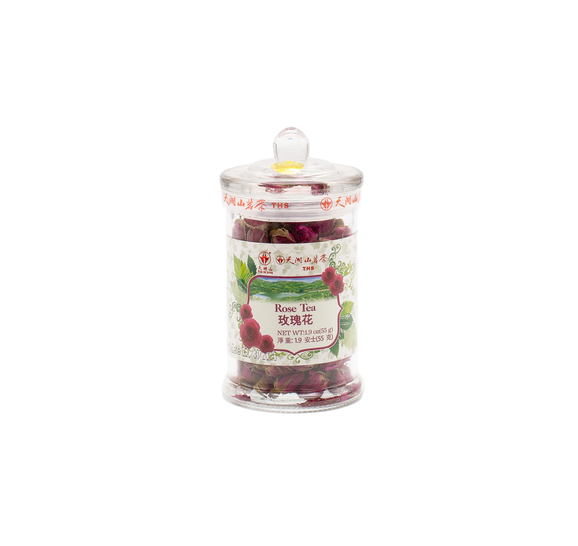 slide 1 of 1, Tian Hu Shan Ths Rose Tea In-jar - 55 gram, 55 gram