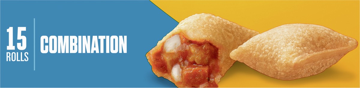 slide 7 of 9, Totino's Pizza Rolls, Combination, Frozen Snacks, 7.5 oz, 15 ct, 15 ct