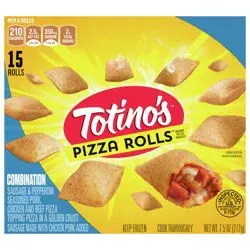 Totino's Pizza Rolls, Combination, Frozen Snacks, 7.5 oz, 15 ct