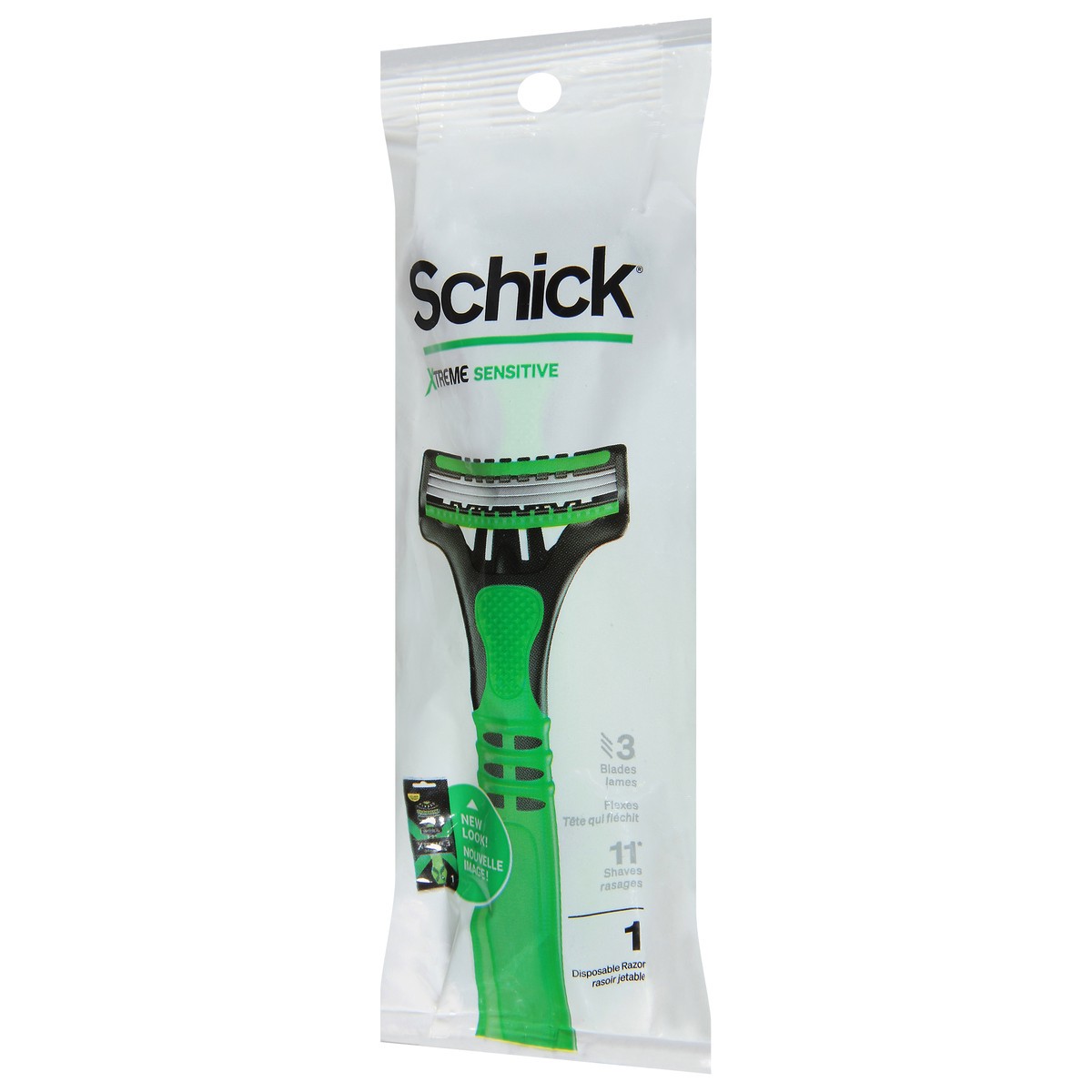 slide 4 of 9, Schick Xtreme Disposable Sensitive Razors 1 ea, 1 ct