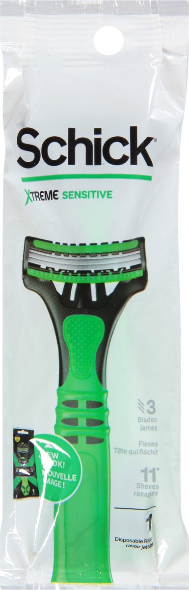 slide 7 of 9, Schick Xtreme Disposable Sensitive Razors 1 ea, 1 ct