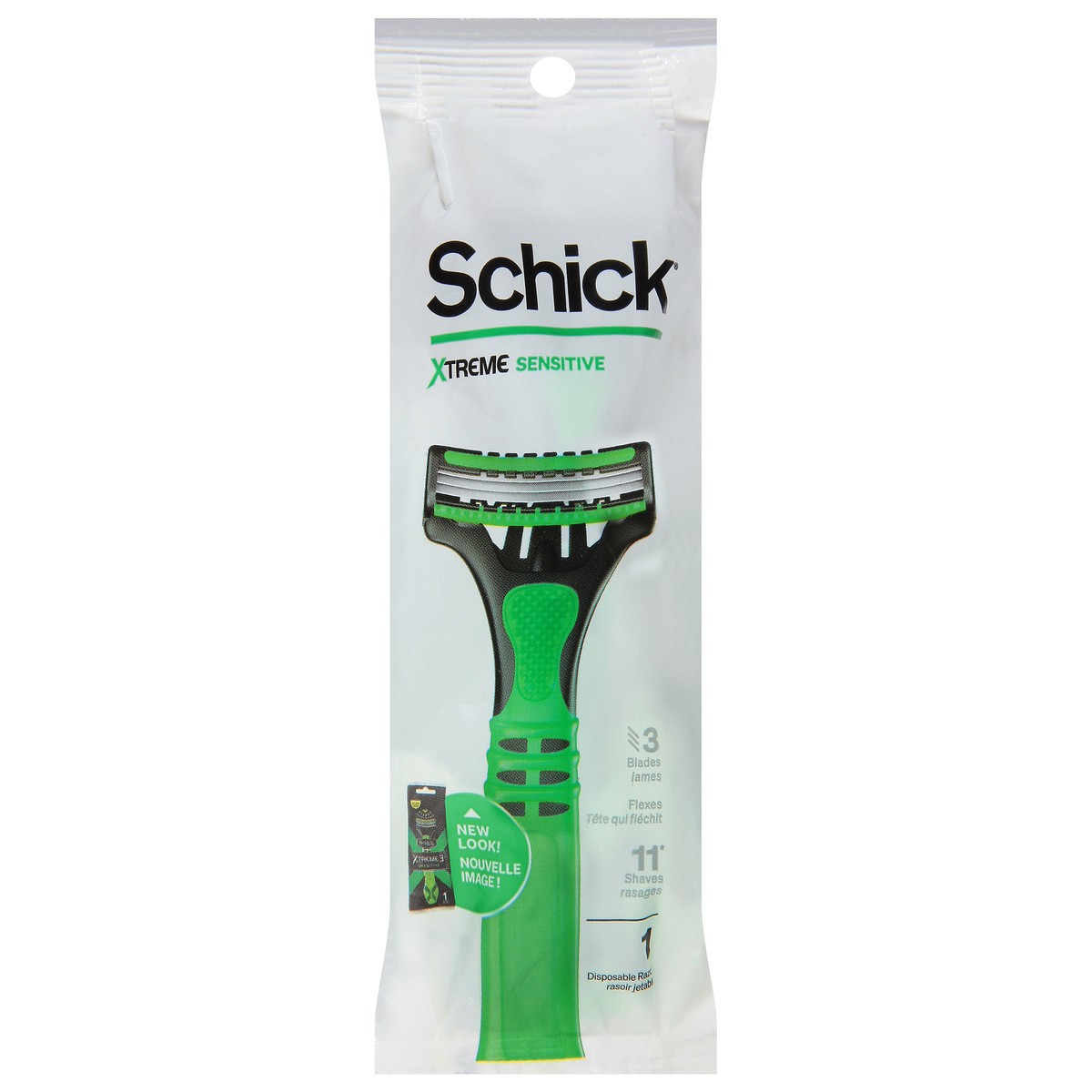 slide 3 of 9, Schick Xtreme Disposable Sensitive Razors 1 ea, 1 ct