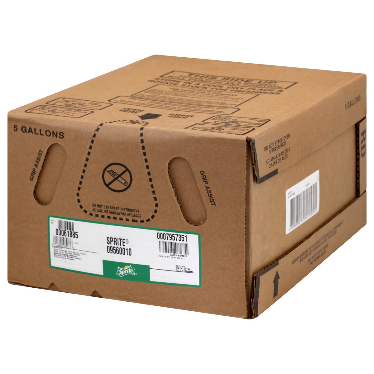 slide 7 of 12, Sprite Bag in box, 5 Gallons, 5 gal