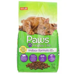 Paws Happy Life Indoor Formula Adult Cat Food 50.4 oz