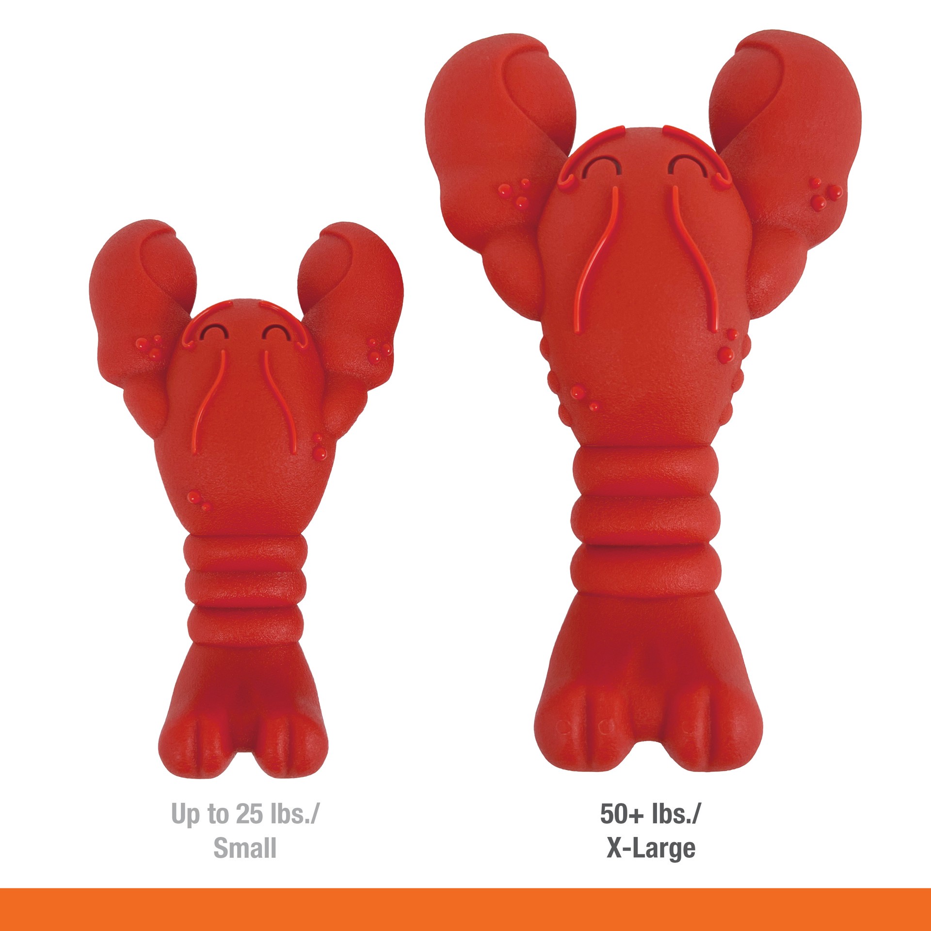 slide 10 of 10, Nylabone Power Chew Lobster Dog Toy Filet Mignon Lobster X-Large/Souper - 50+ lbs.(1 Count), 1 ct