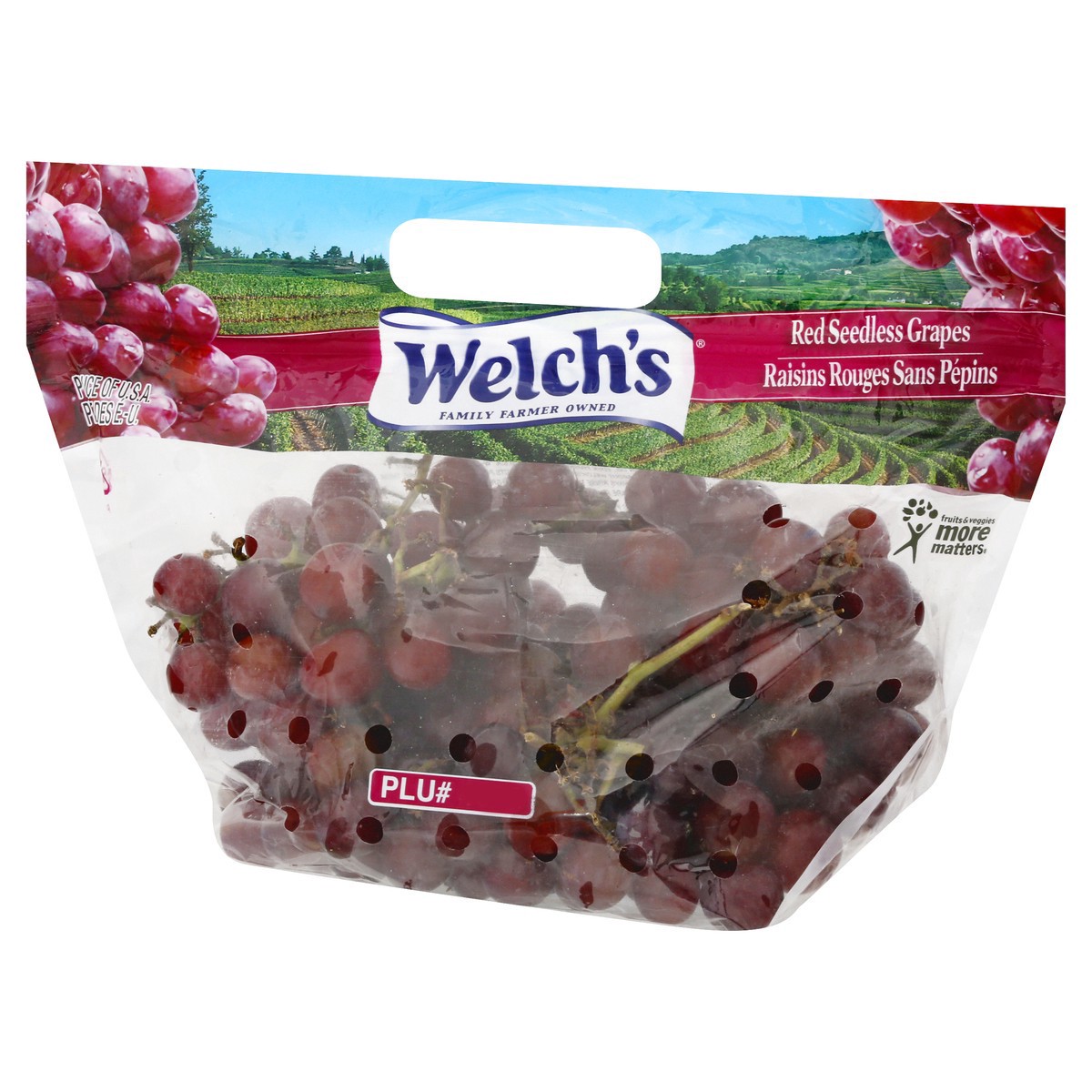 slide 9 of 9, Red Seedless Grapes 1 ea, per lb