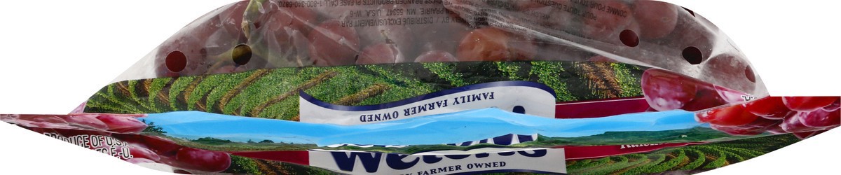 slide 2 of 9, Red Seedless Grapes 1 ea, per lb