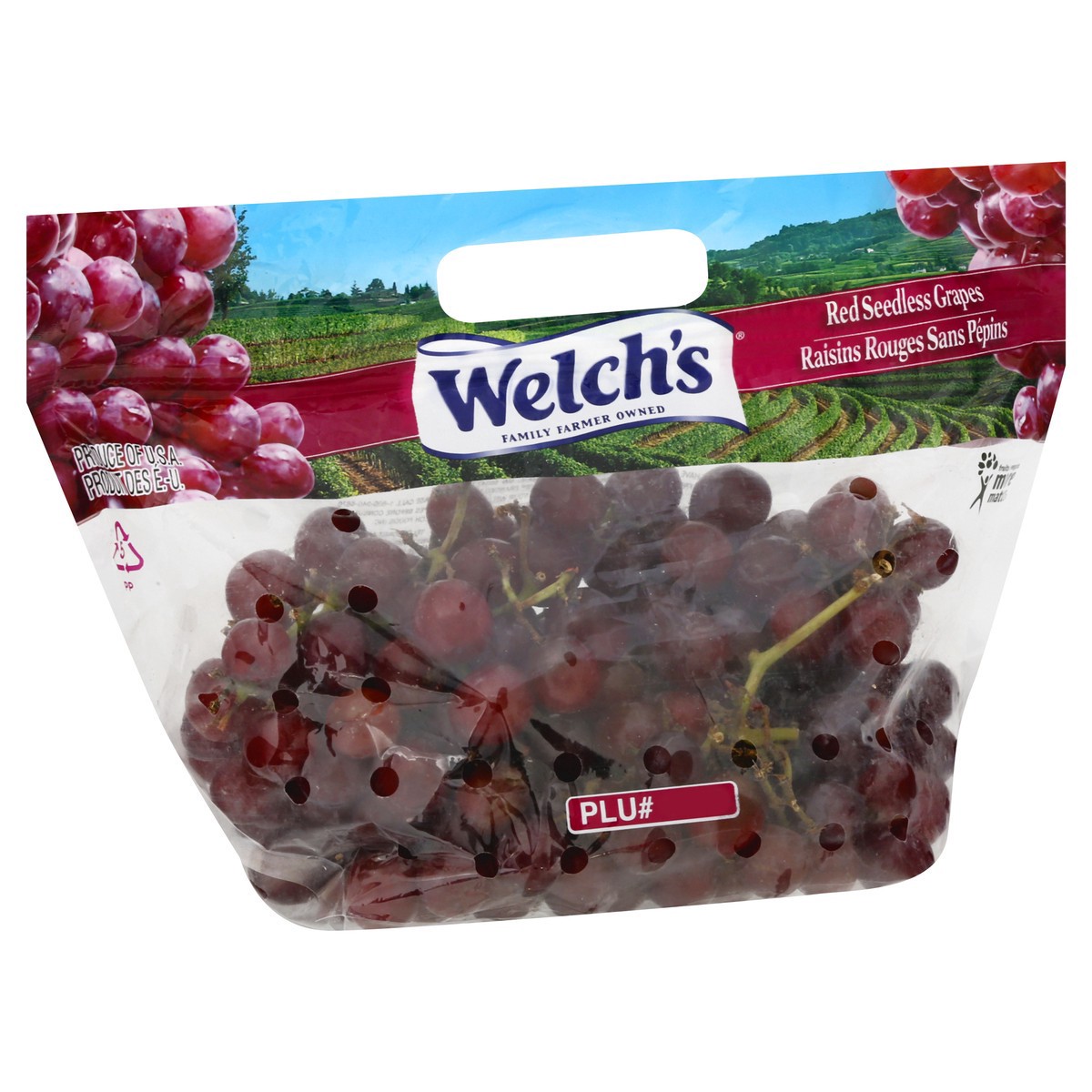 slide 5 of 9, Red Seedless Grapes 1 ea, per lb