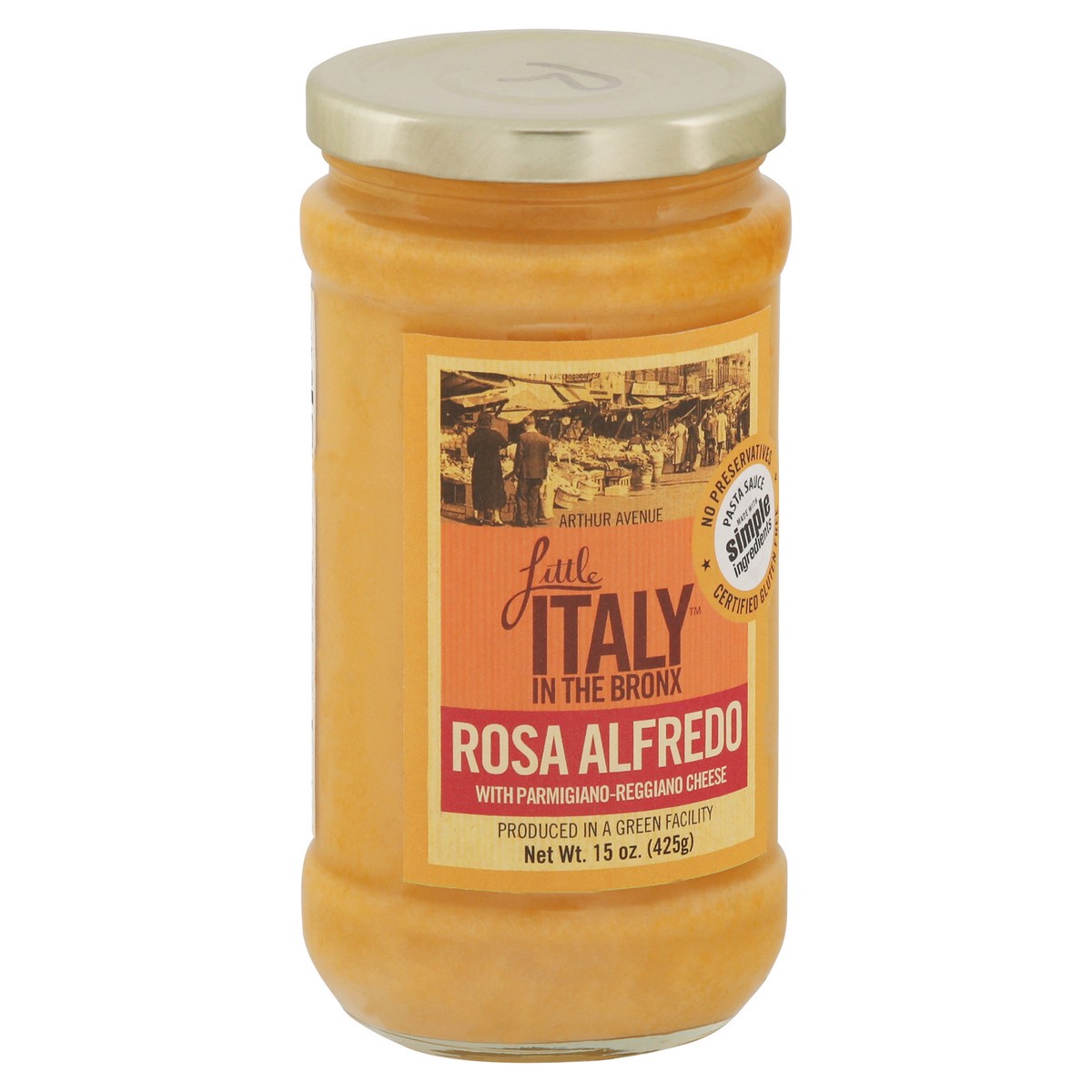 slide 8 of 9, Little Italy in the Bronx The Real Little Italy on Arthur Avenue in the Bronx Pasta Sauce, Rosa Alfredo, 15 oz