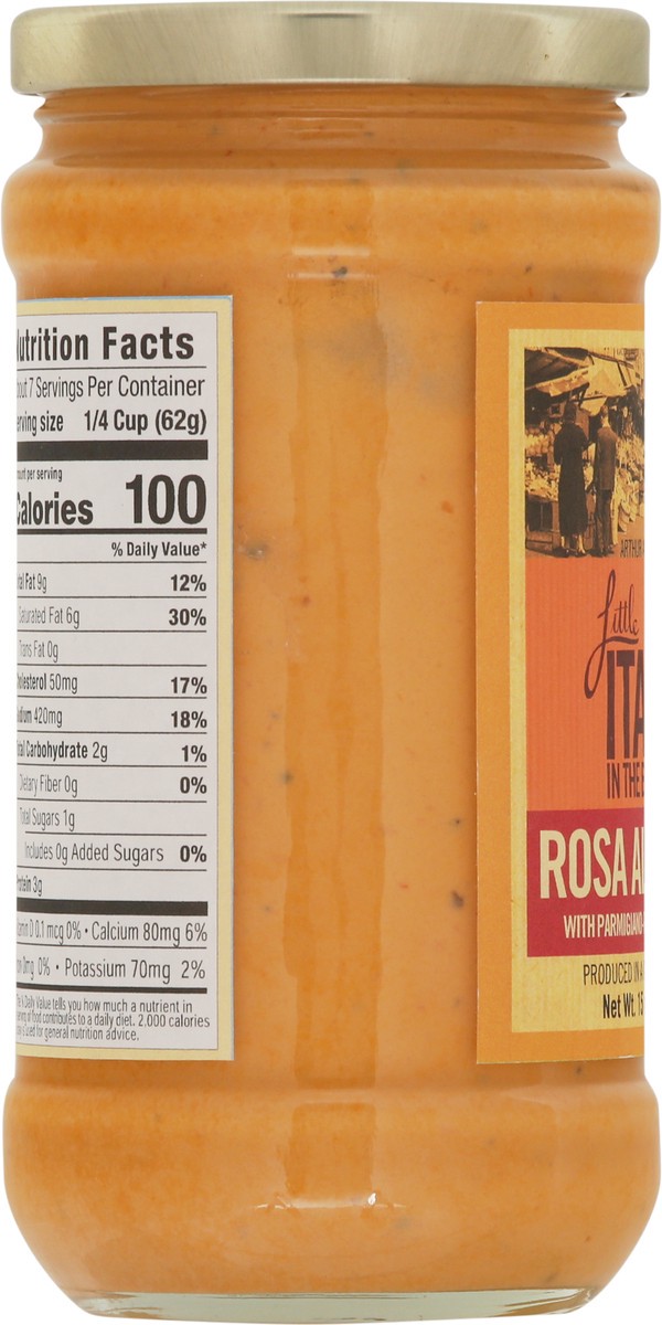 slide 9 of 9, Little Italy in the Bronx The Real Little Italy on Arthur Avenue in the Bronx Pasta Sauce, Rosa Alfredo, 15 oz
