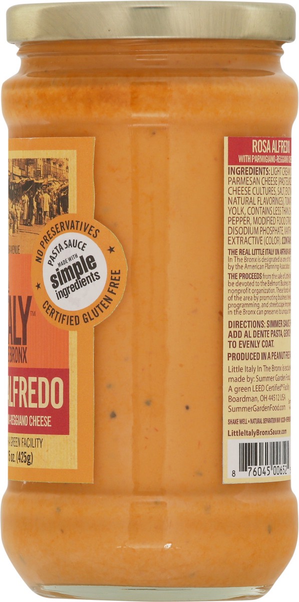 slide 2 of 9, Little Italy in the Bronx The Real Little Italy on Arthur Avenue in the Bronx Pasta Sauce, Rosa Alfredo, 15 oz