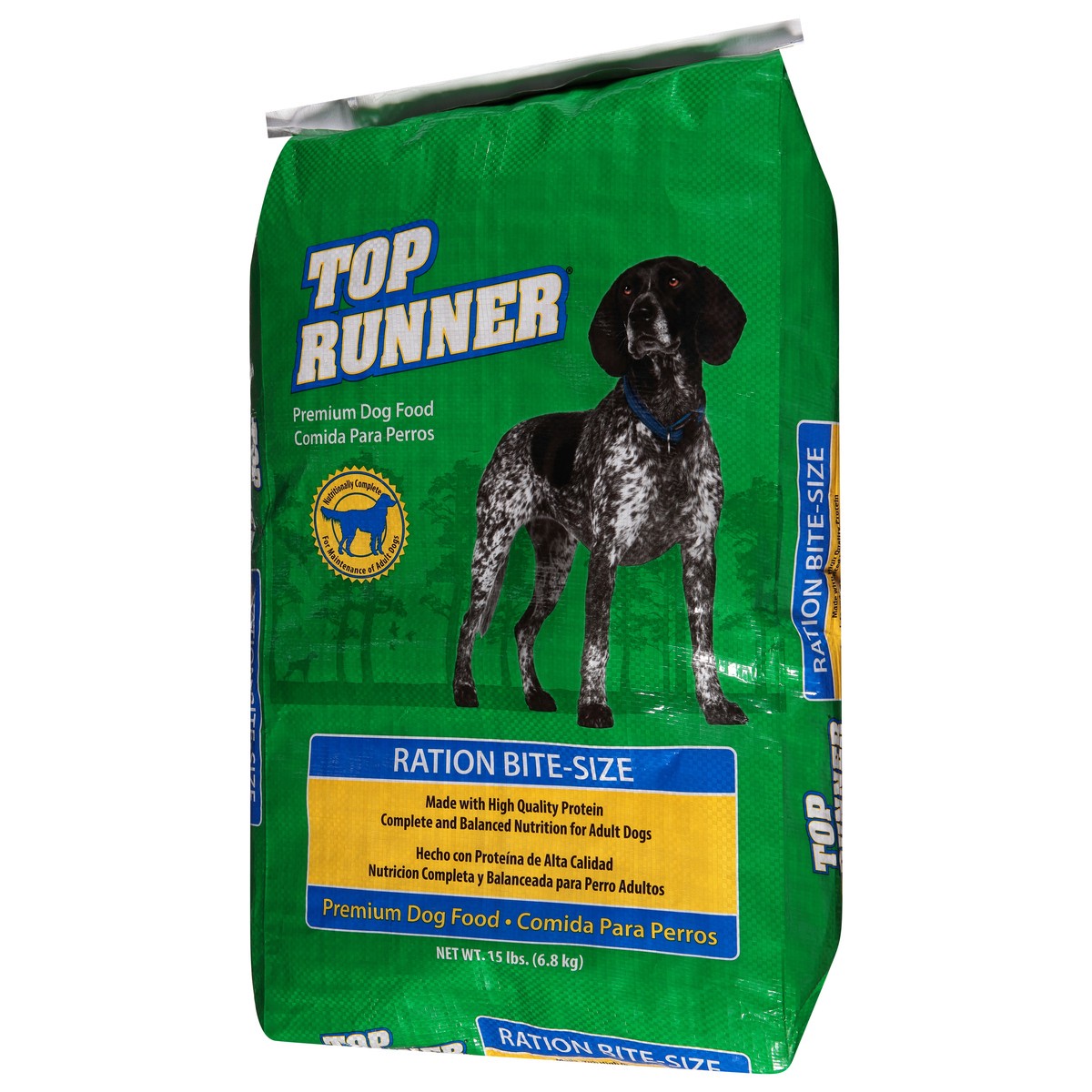 slide 3 of 10, Top Runner Dog Food Bite Size Ration, 15 lb