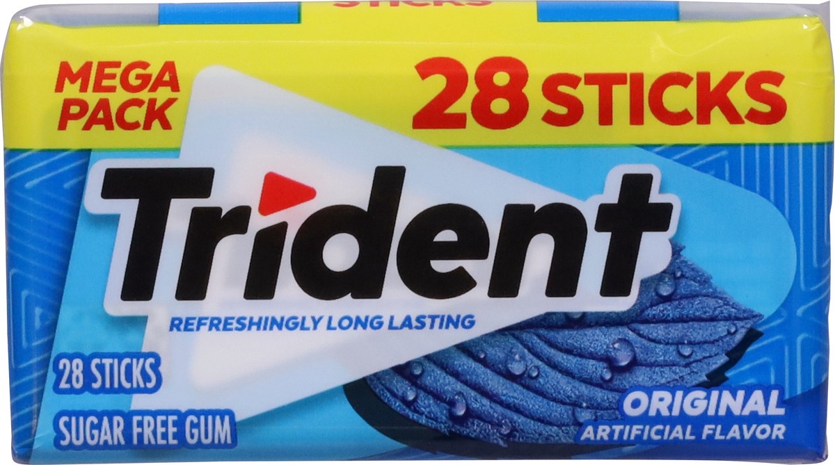 slide 6 of 15, Trident Sugar Free Pocket Pk Orgl 28Stk, 1.78 oz