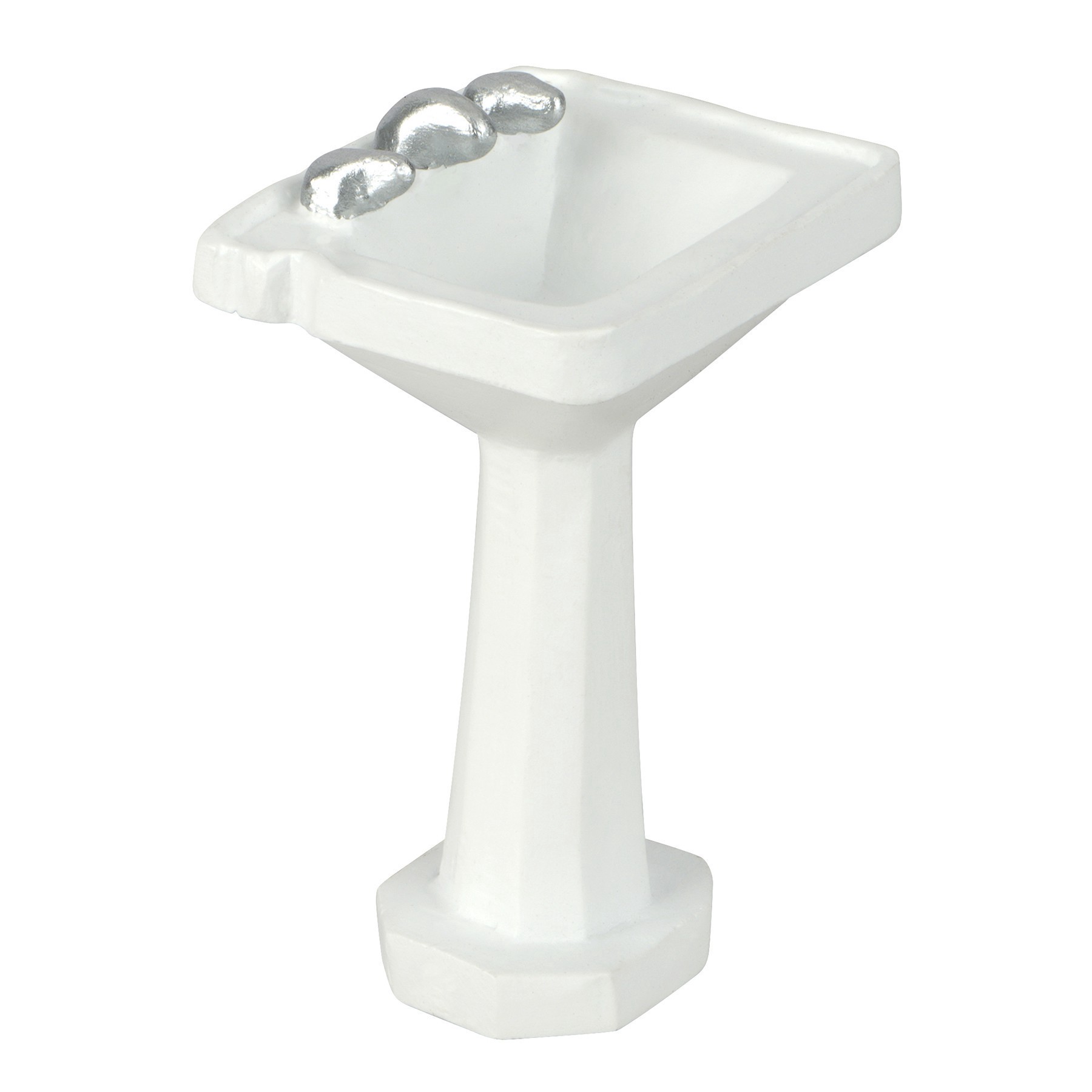 slide 2 of 2, Mini White Bathroom Sink By Make Market, 3.9 in x 5.5 in x 1.65 in