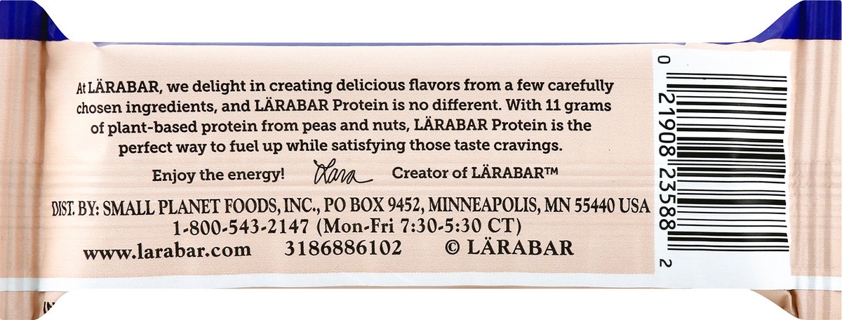 slide 3 of 7, LÄRABAR Lemon Blueberry Muffin Protein Bar 1.84 oz, 1.84 oz