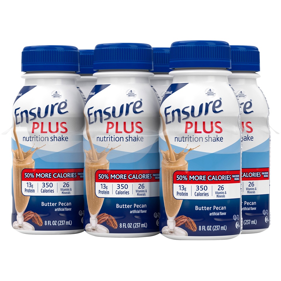 Ensure Plus Butter Pecan Nutrition Shake 6 ct; 8 fl oz Shipt