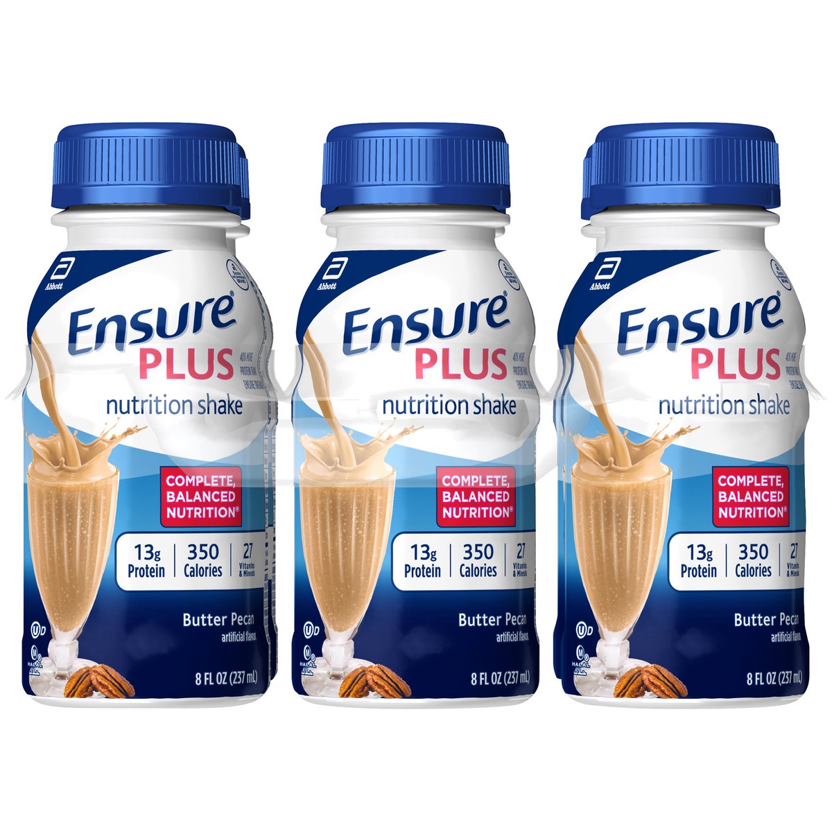 slide 5 of 8, Ensure Plus Nutrition Shake Butter Pecan Ready-To-Drink 8 Fl Oz, 6Ct, 1 ct