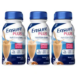 Ensure Plus Nutrition Shake Butter Pecan Ready-To-Drink 8 Fl Oz, 6Ct