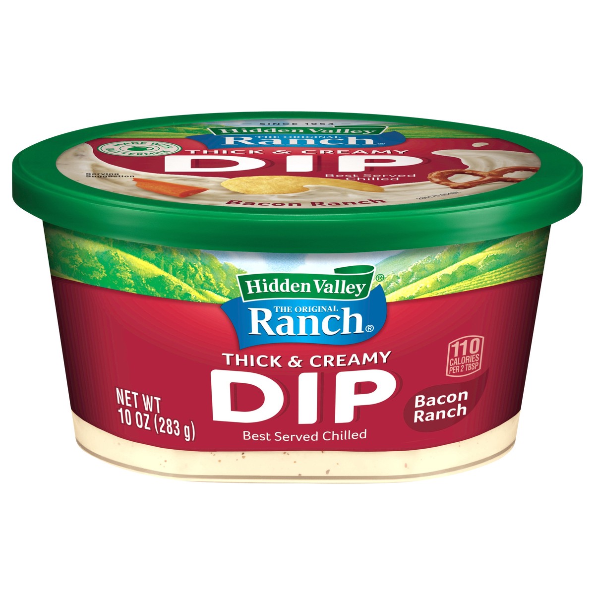 slide 4 of 7, Hidden Valley Bacon Ranch Dip, 10 oz