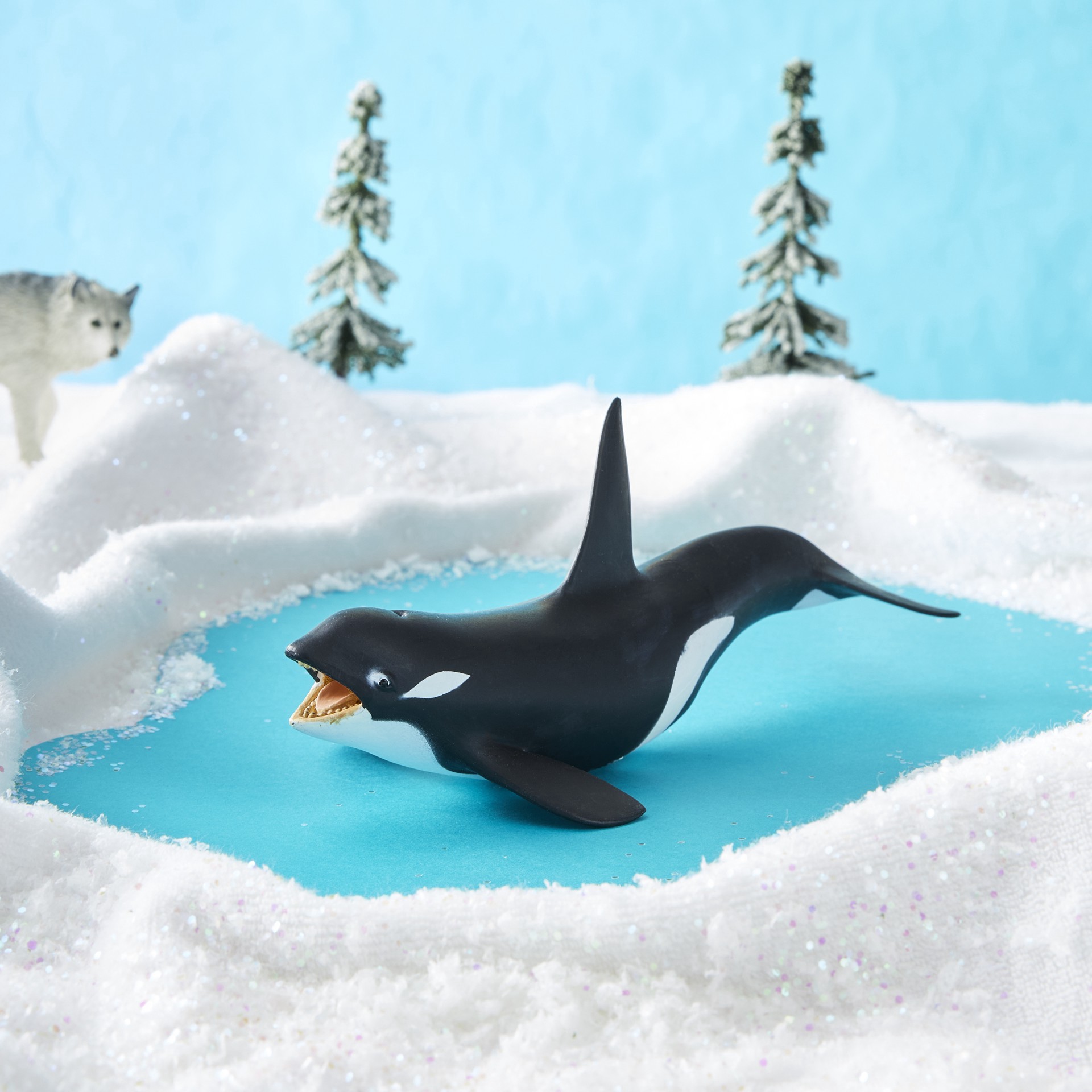 slide 2 of 2, Safari Ltd. Safari Ltd Killer Whale, 6.75 in x 2.76 in