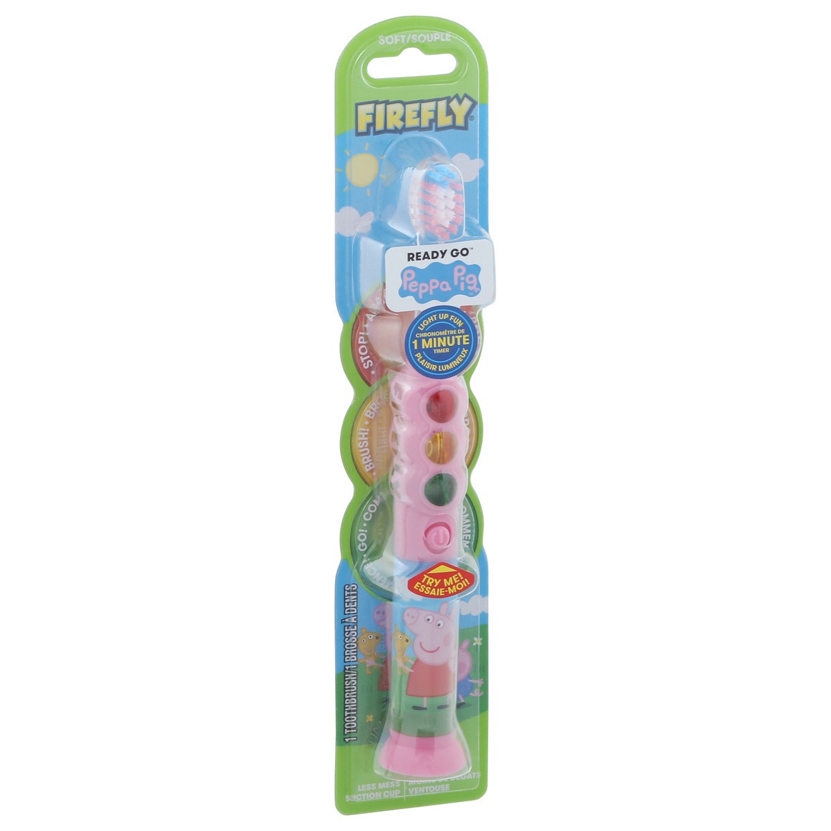 slide 8 of 10, Firefly Ready Go Peppa Pig Toothbrush 1 ea, 1 ct