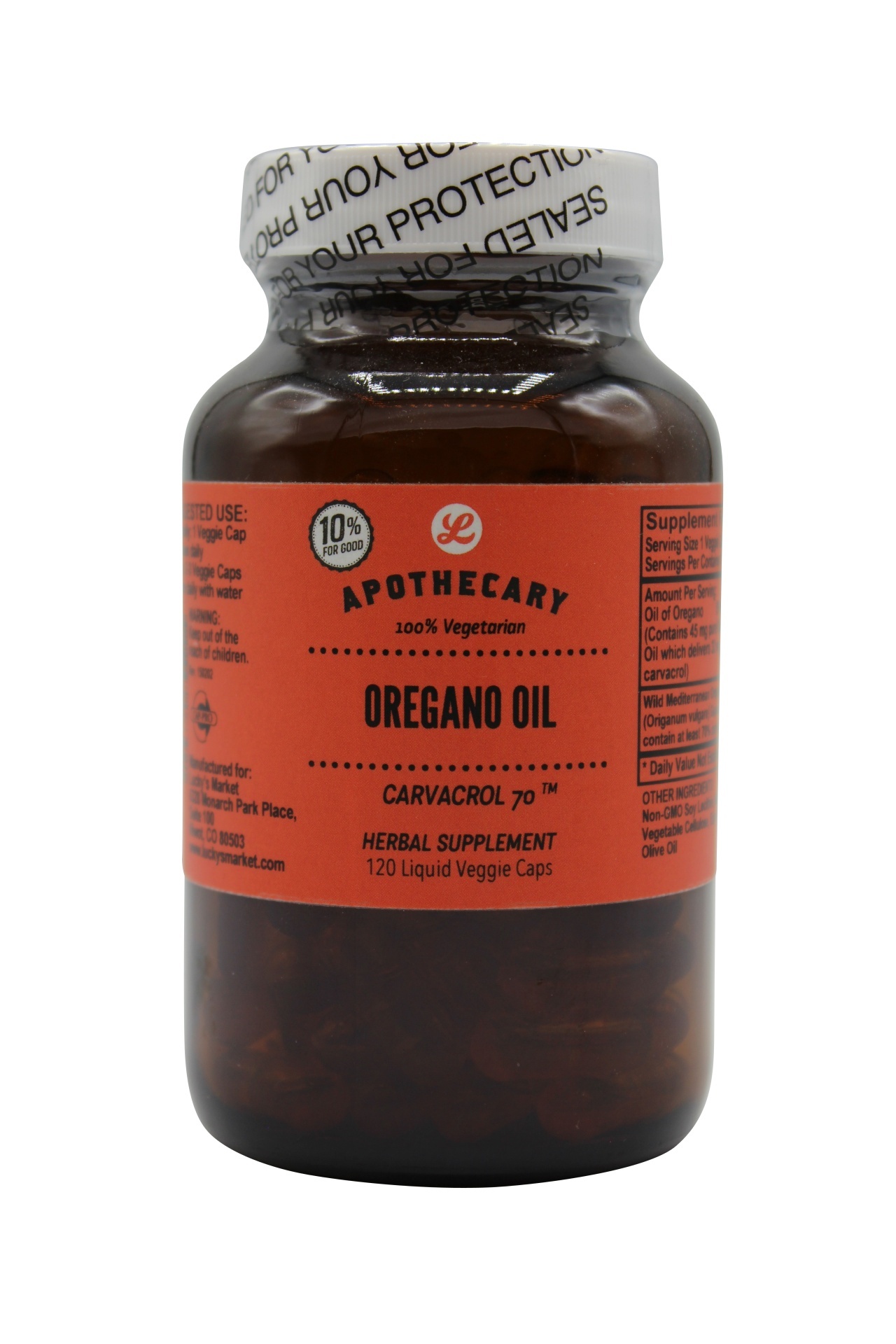 slide 1 of 1, Wisteria Naturals Oregano Oil Liquid, 120CP