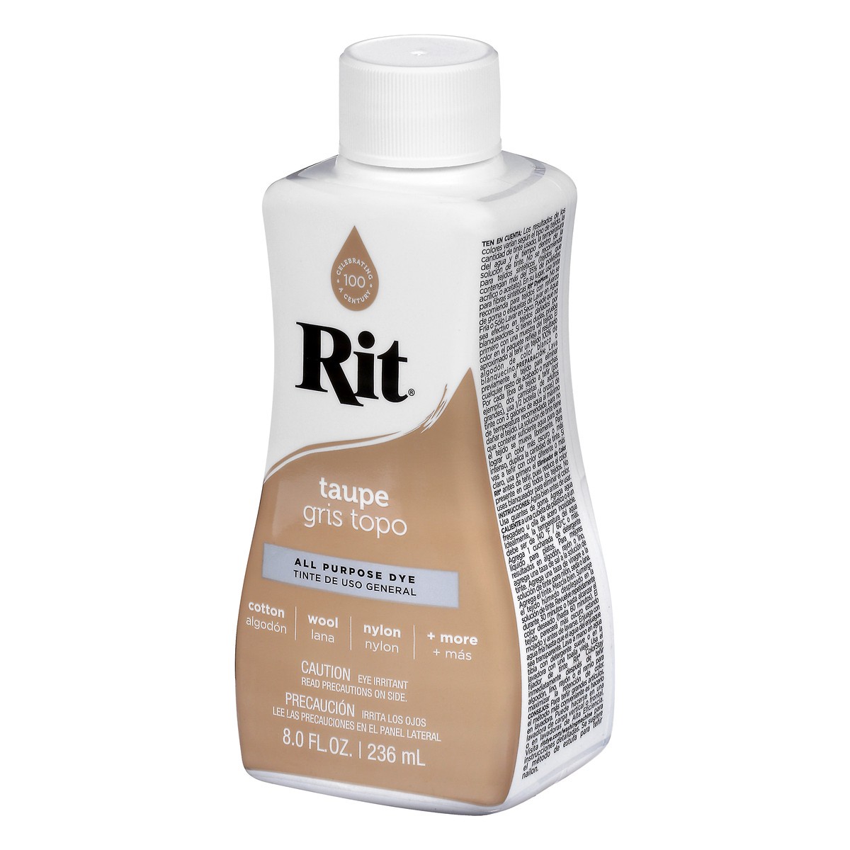 slide 9 of 9, Rit Dye Taupe Liquid Dye, 8 fl oz