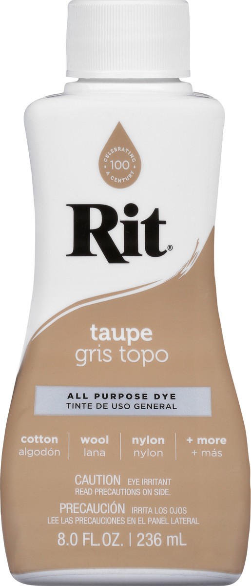 slide 5 of 9, Rit Dye Taupe Liquid Dye, 8 fl oz