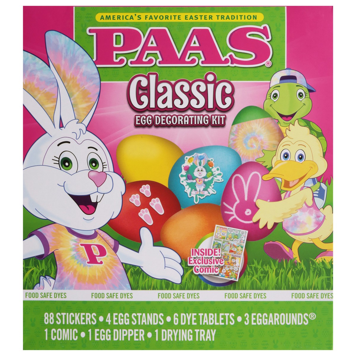 slide 1 of 9, PAAS Classic Egg Decorating Kit 1 Kit, 1 ct