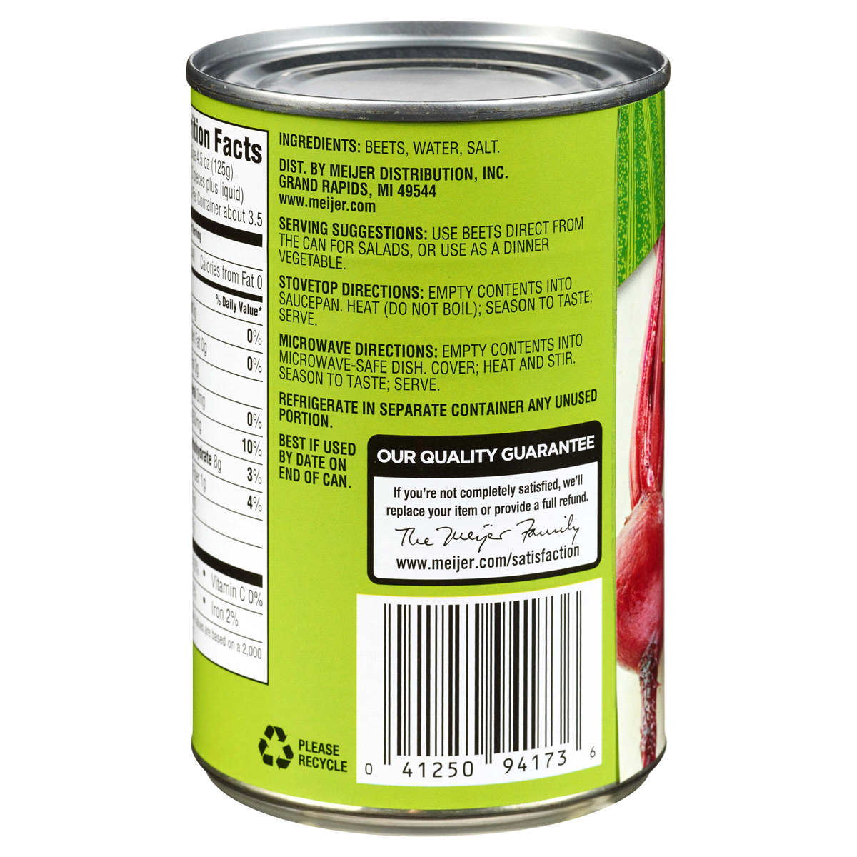 slide 2 of 3, Meijer Whole Canned Medium Beets, 15 oz