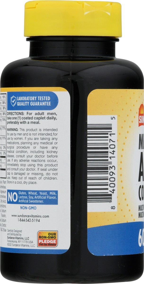 slide 2 of 9, Sundance Vitamins Men's 50+ ABC Complete Multivitamin Multimineral 60 Caplets, 60 ct