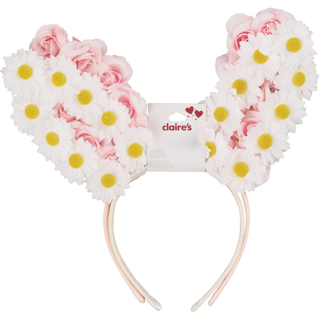 slide 1 of 1, E Hb Flower Bny Ears, 2 ct