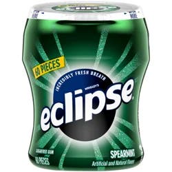 ECLIPSE Spearmint Sugar Free Chewing Gum Bulk Pack, 60 ct Bottle