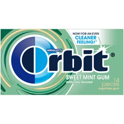 Orbit Sugarfree Sweet Mint Gum 14 ea