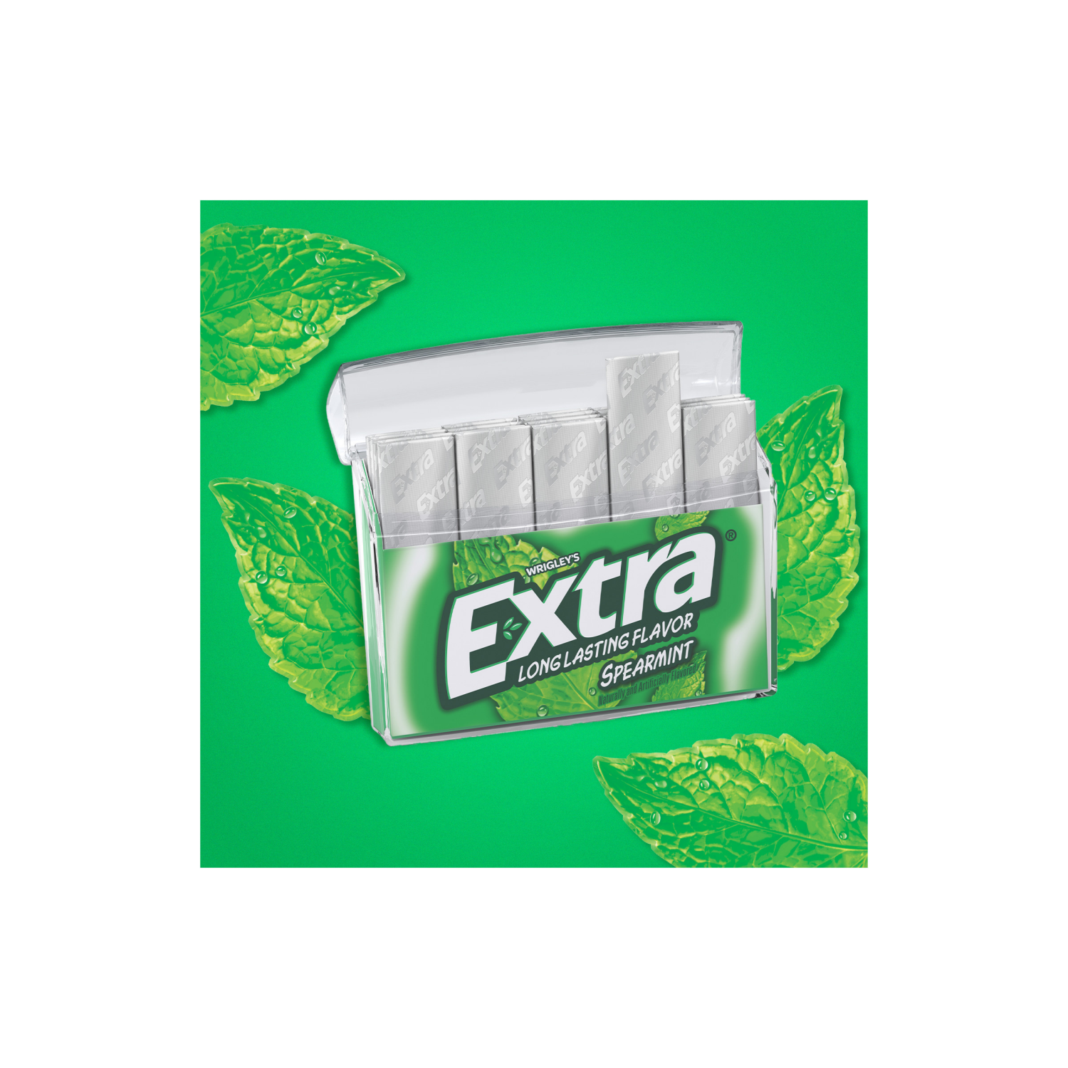 slide 2 of 5, EXTRA Gum Spearmint Sugar Free Chewing Gum Pack, 35 ct, 35 ct