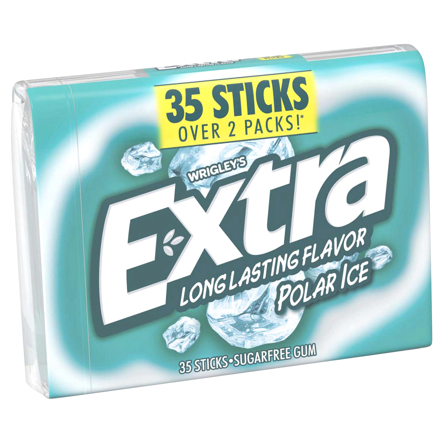slide 1 of 4, EXTRA Polar Ice Sugar Free Chewing Gum, 35 ct