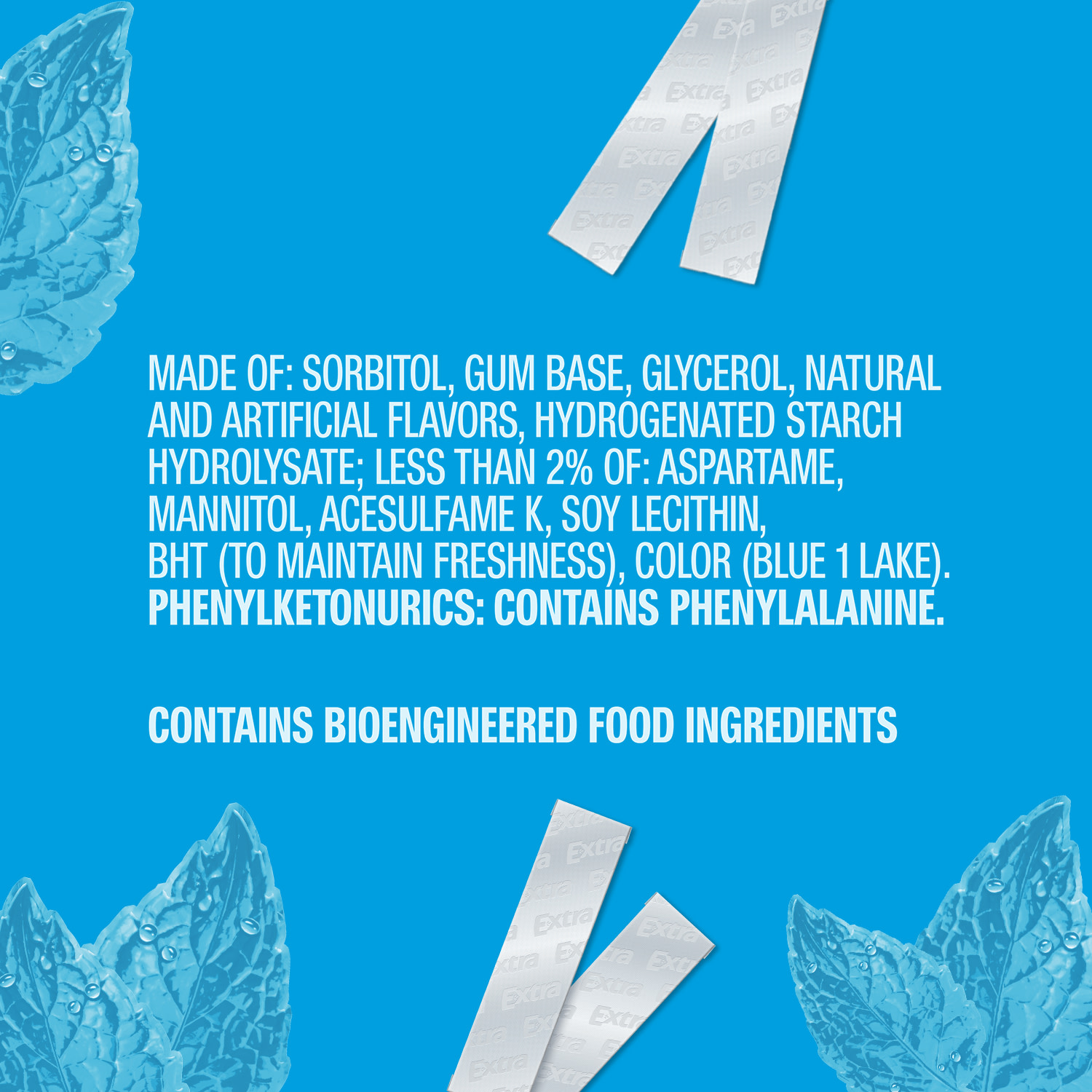 slide 4 of 5, EXTRA Gum Peppermint Sugar Free Chewing Gum, 35 Stick, 35 ct