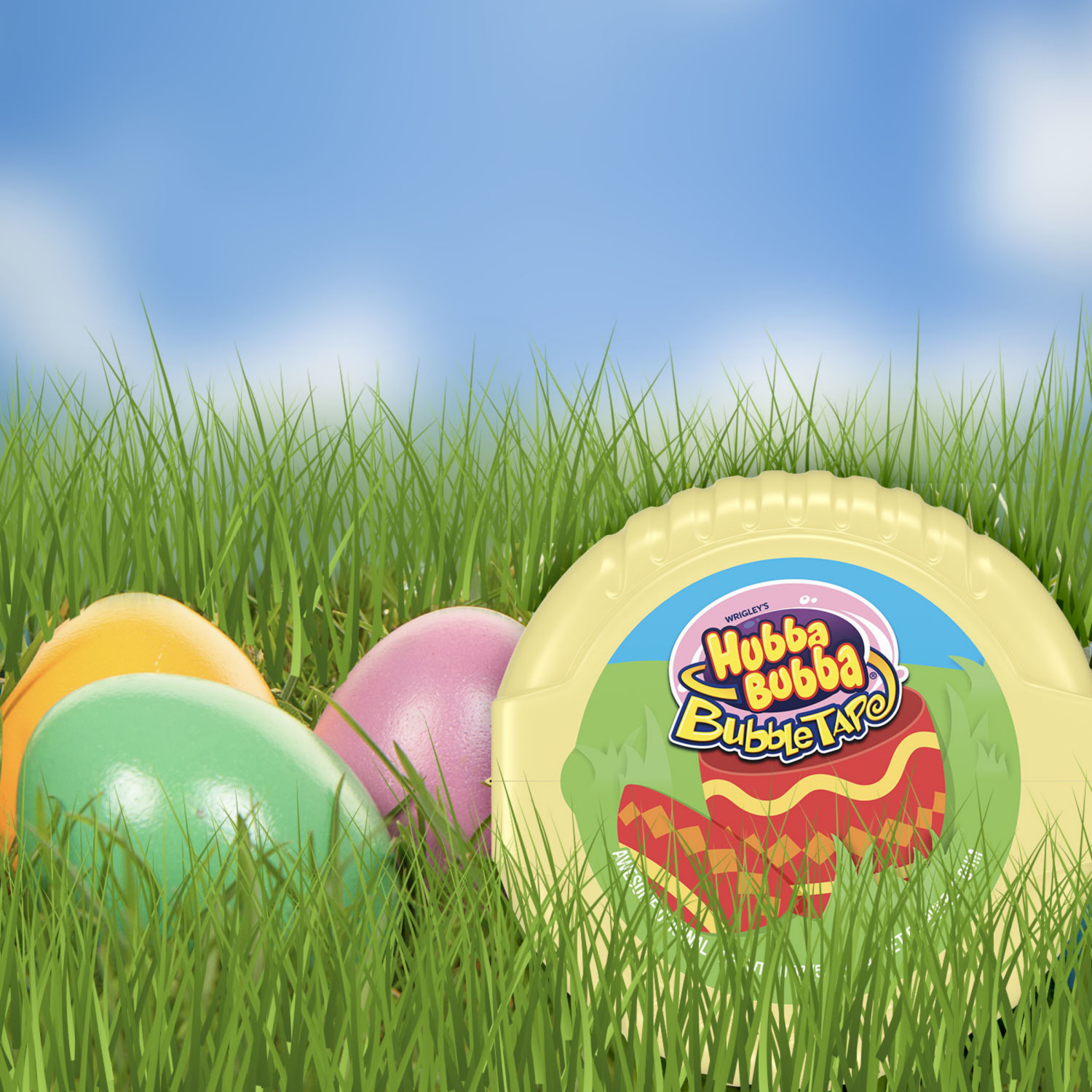 slide 7 of 8, HUBBA BUBBA Original Easter Bubble Gum Tape, 2 ounce, 2 oz