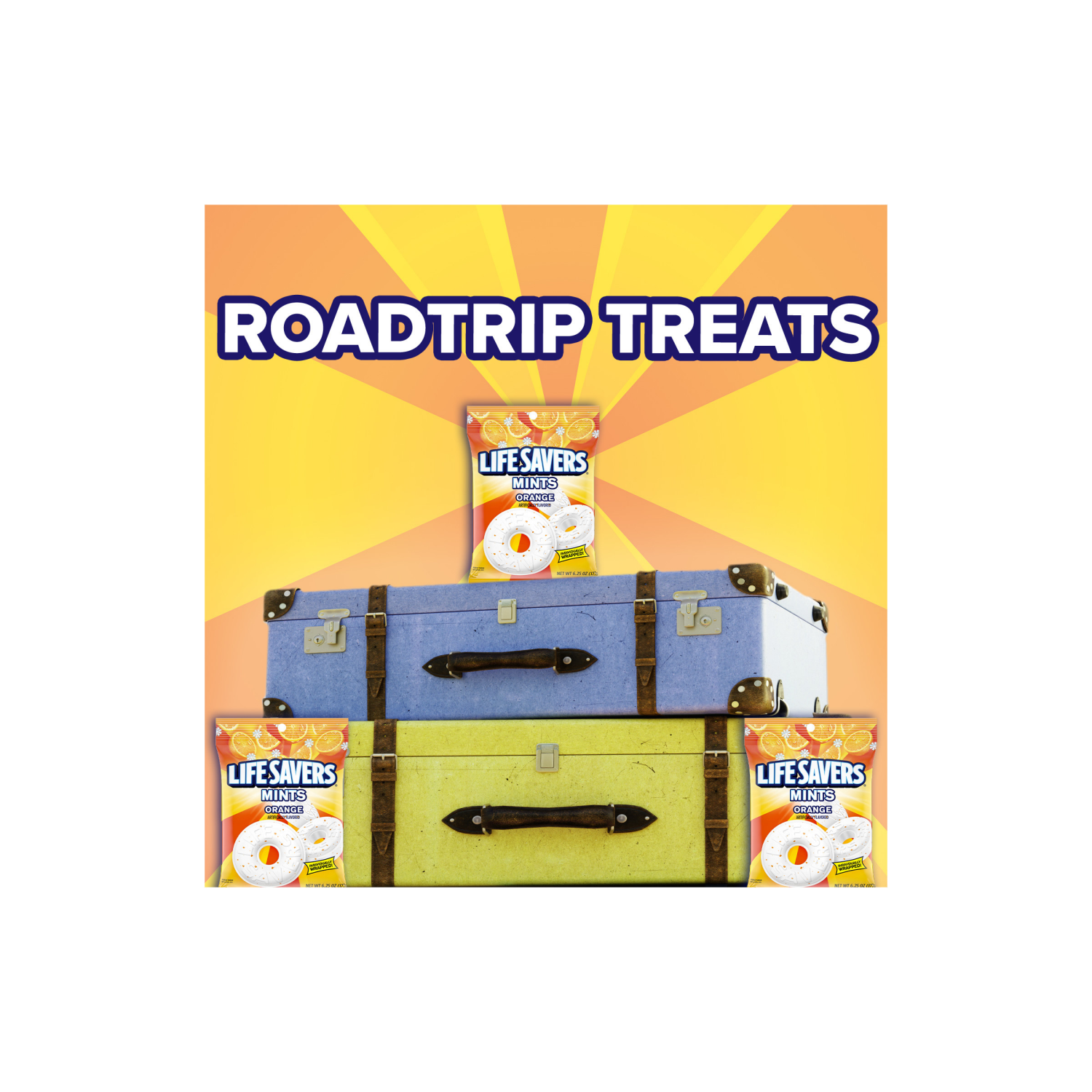 slide 5 of 8, LIFE SAVERS Orange Breath Mints Hard Candy, 6.25 oz Bag, 6.25 oz