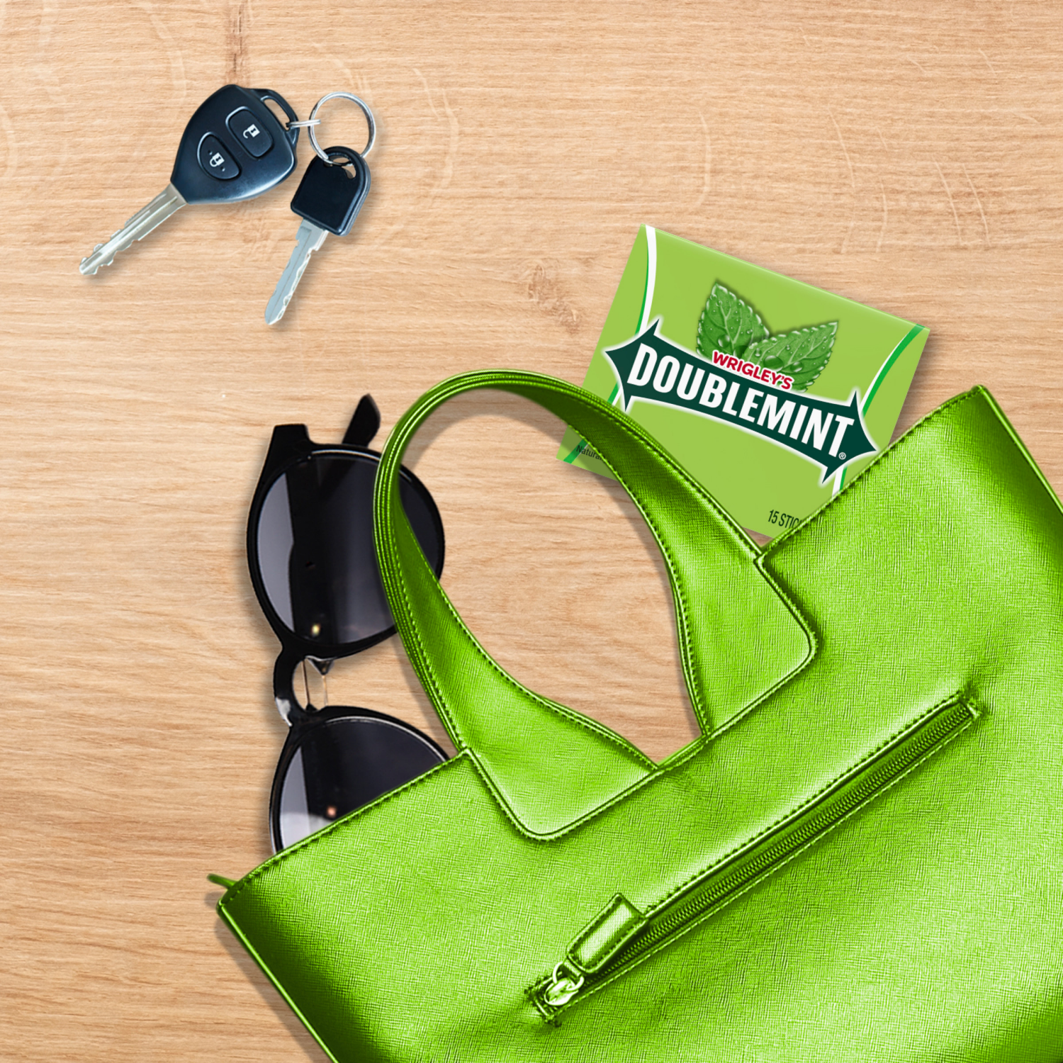 slide 8 of 8, Doublemint 3 Packs Gum 3 ea, 3 ct