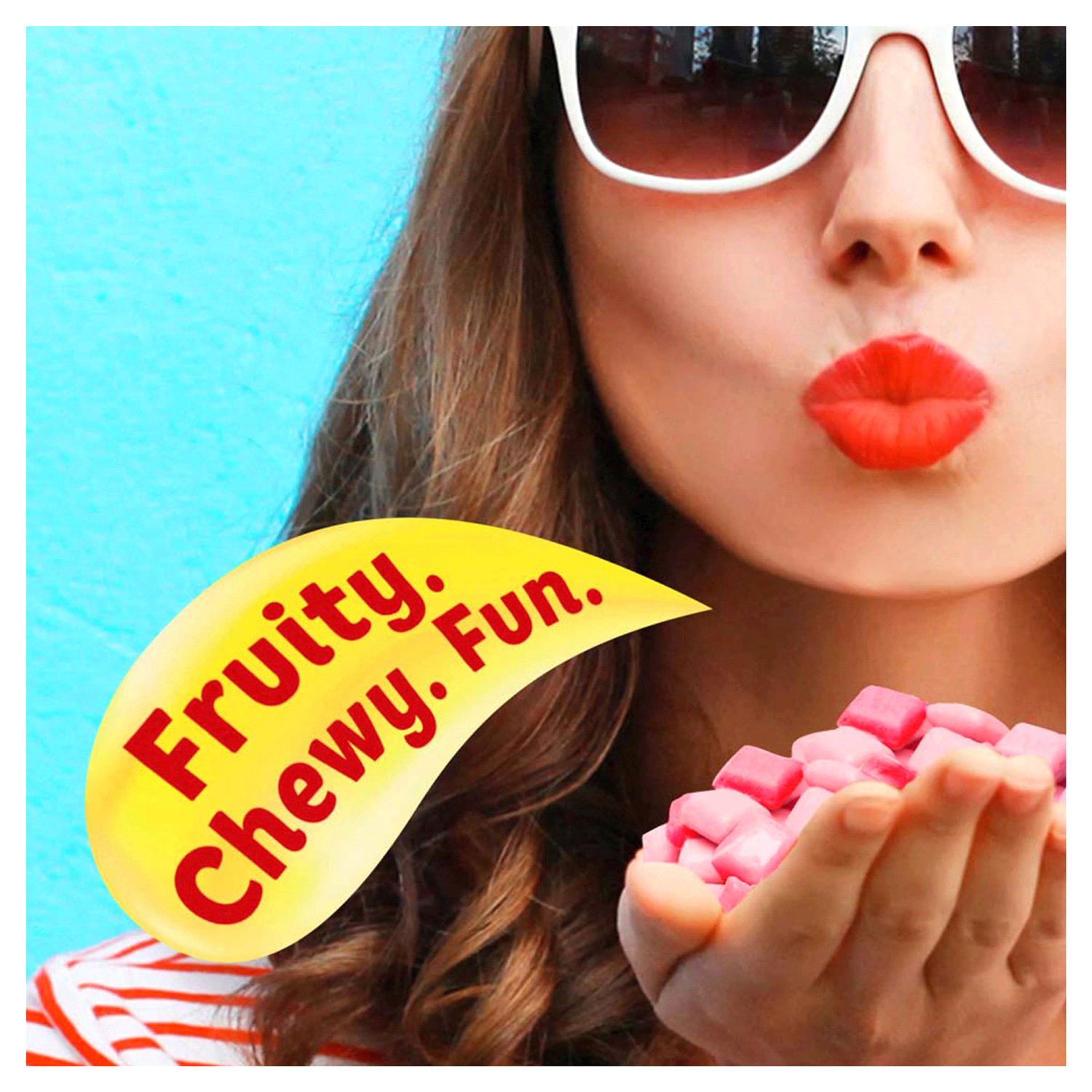 slide 5 of 5, STARBURST FaveREDS Minis Fruit Chews Candy Bag, 8 ounce, 8 oz