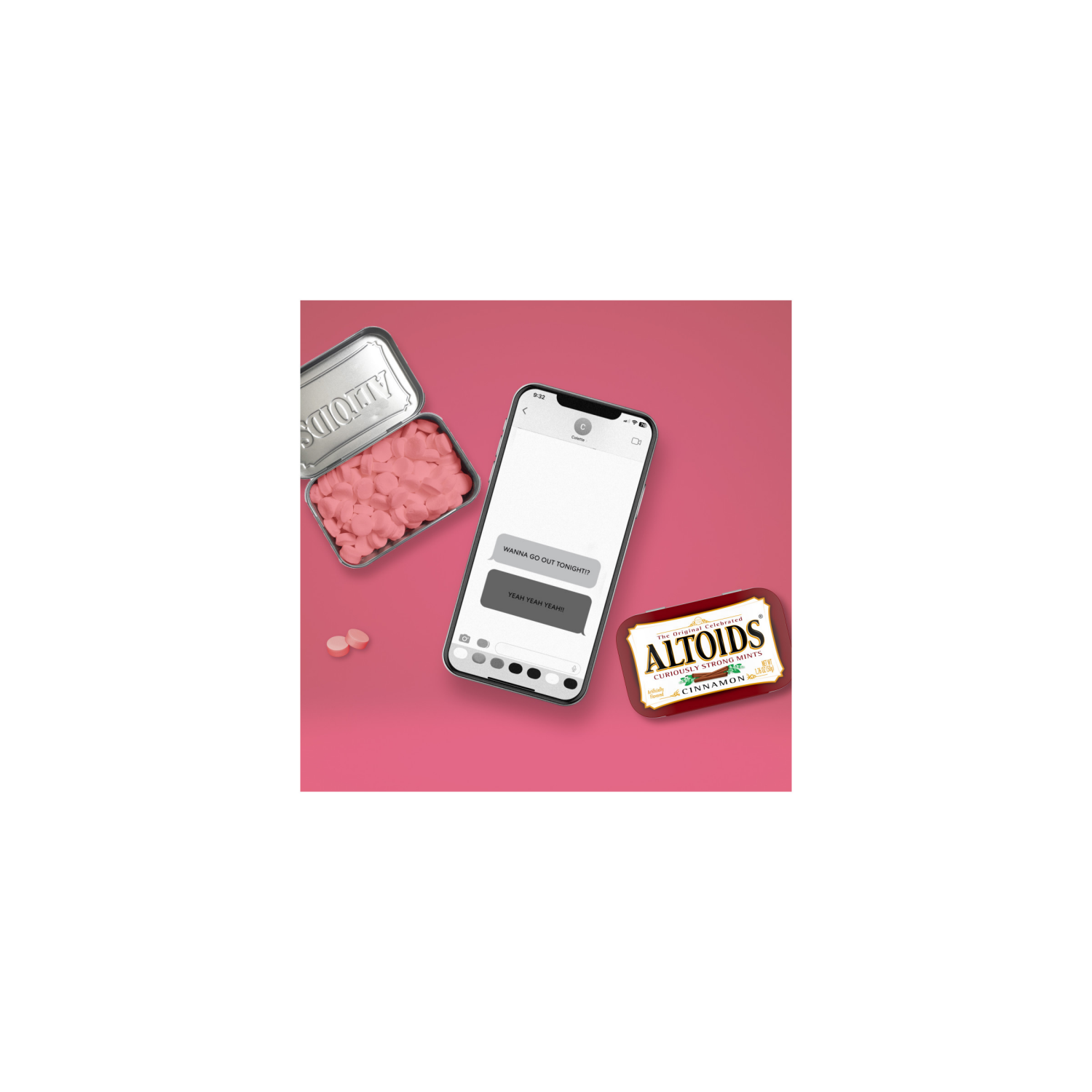 slide 2 of 5, ALTOIDS Cinnamon Breath Mints, Single Pack, 1.76 oz, 1.76 oz