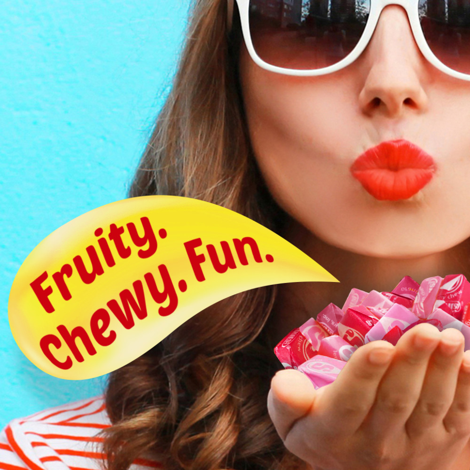 slide 3 of 5, Starburst FaveReds Fruit Chews Chewy Candy Sharing Size, 15.6 oz