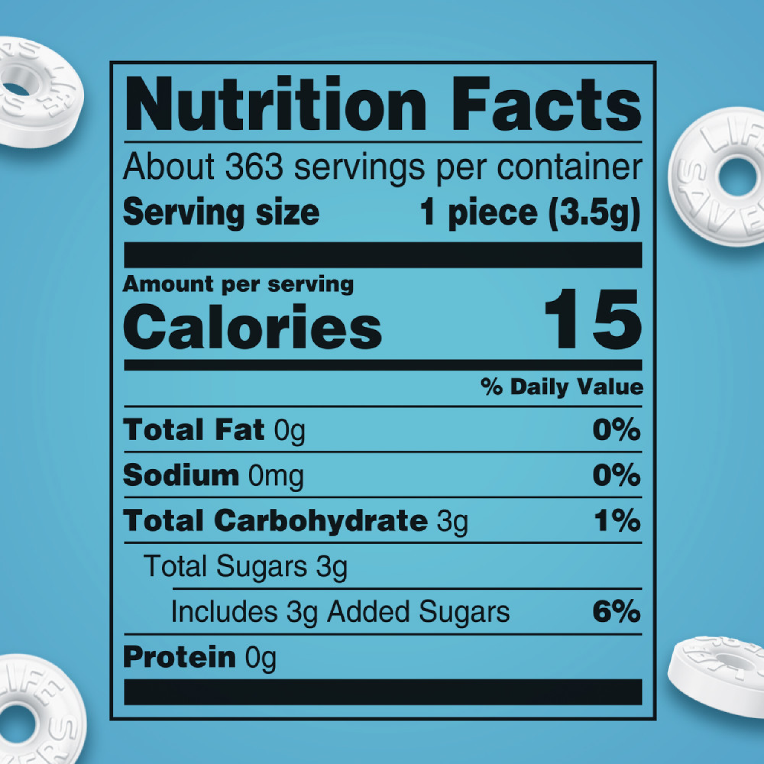 slide 4 of 5, LIFE SAVERS Pep-Mint Breath Mint Bulk Hard Candy, Party Size- 44.93 oz, 44.93 oz