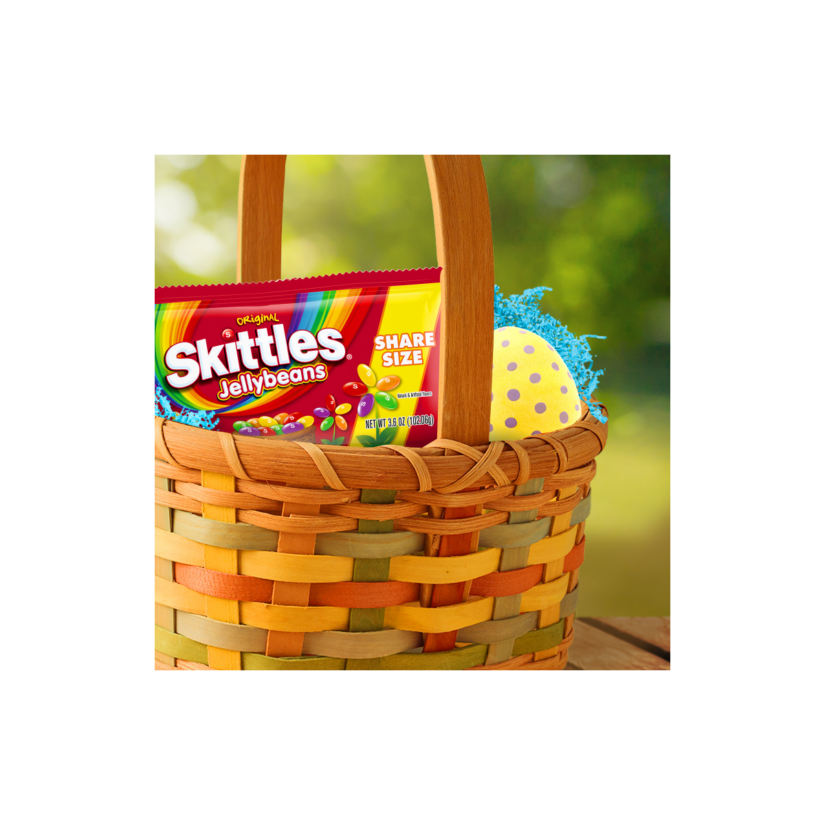slide 8 of 8, SKITTLES Original Jelly Beans Easter Candy, Share Size, 3.6 Oz Bag, 3.6 oz