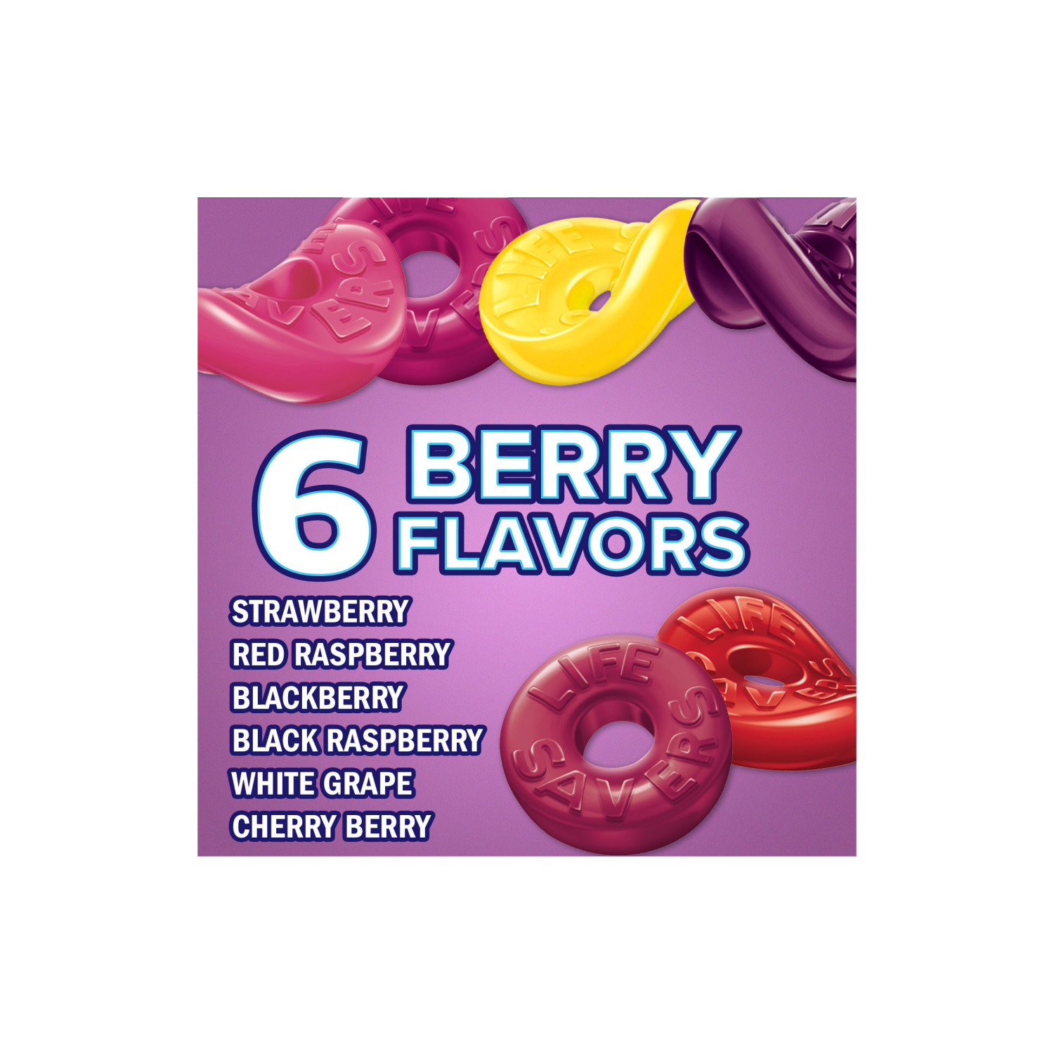slide 2 of 5, Life Savers Gummies Wild Berry Gummy Candy - 4.6 Oz. Bag, 4.6 oz